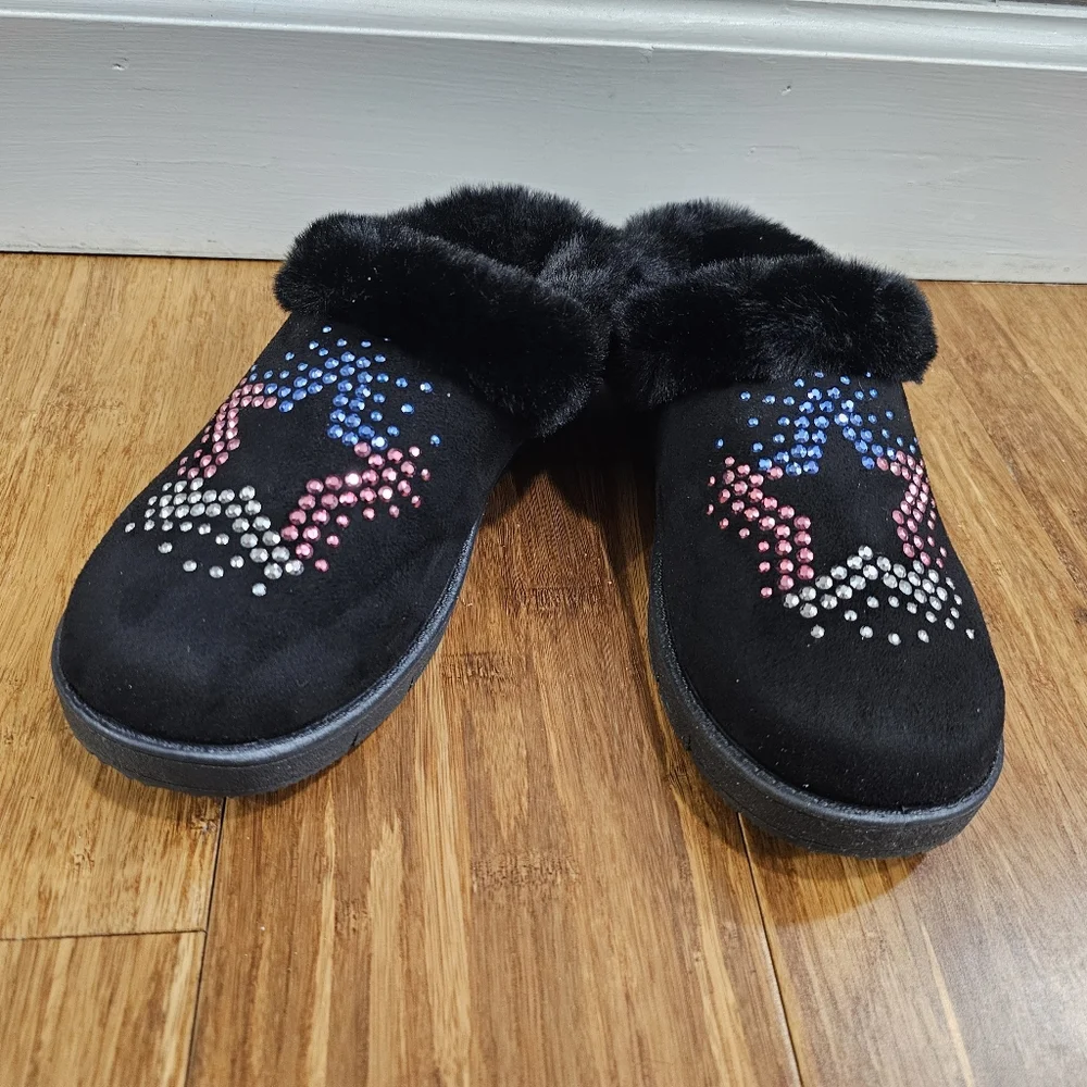 ​✨ BRAND NEW! Skechers Kids' Sleepy Slides - Radiant Star Slippers Size 3
